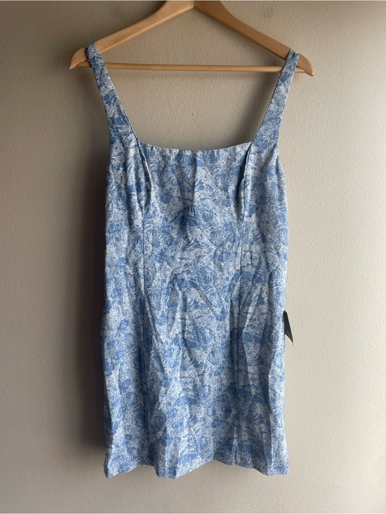 Lulus Dresses & Skirts - New Lulu's Women Blue and White Floral Midi Dress Size Medium